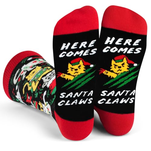 Christmas Cat Socks