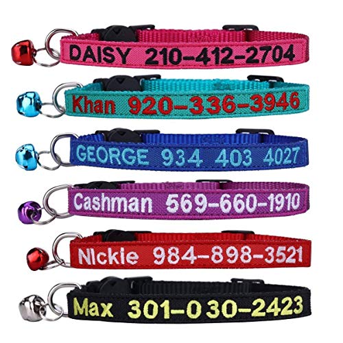 Embroidered Cat Collars