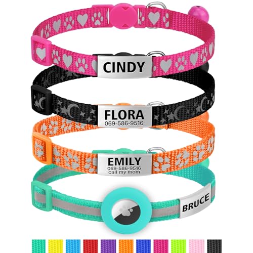 Personalized Breakaway Cat Collars